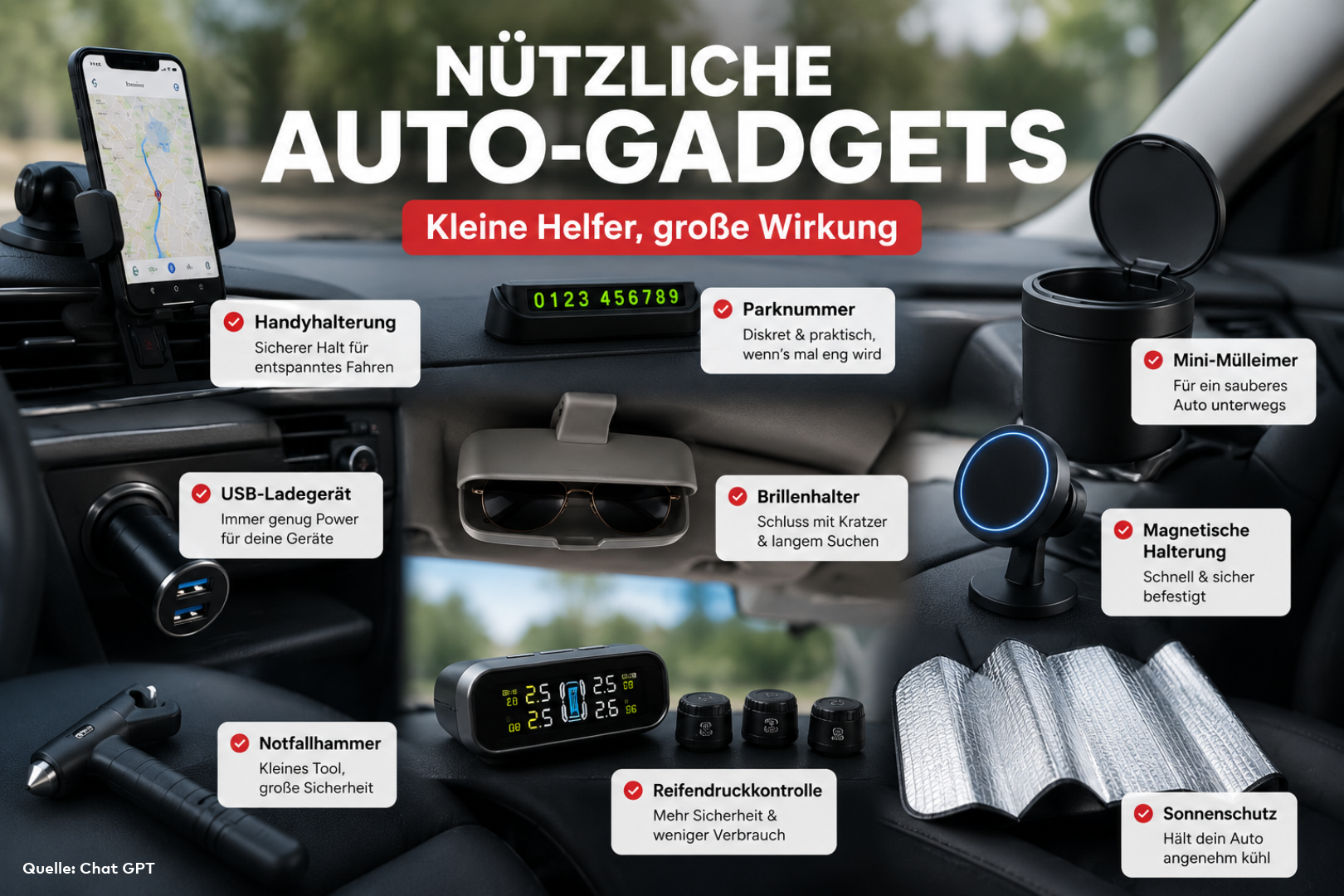 Nützliche Auto-Gadgets 